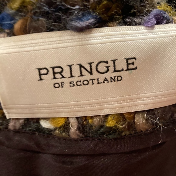 PRINGLE OF SCOTLAND hand woven coat size S - Picture 8 of 16